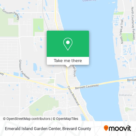Emerald Island Garden Center map