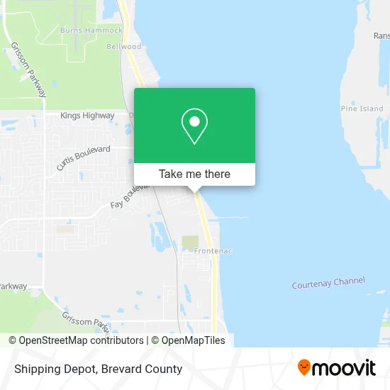 Shipping Depot map