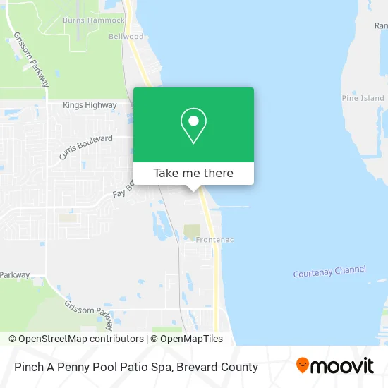 Pinch A Penny Pool Patio Spa map