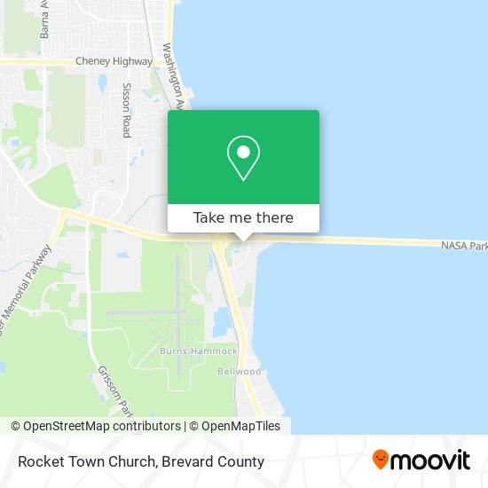 Rocket Town Church map