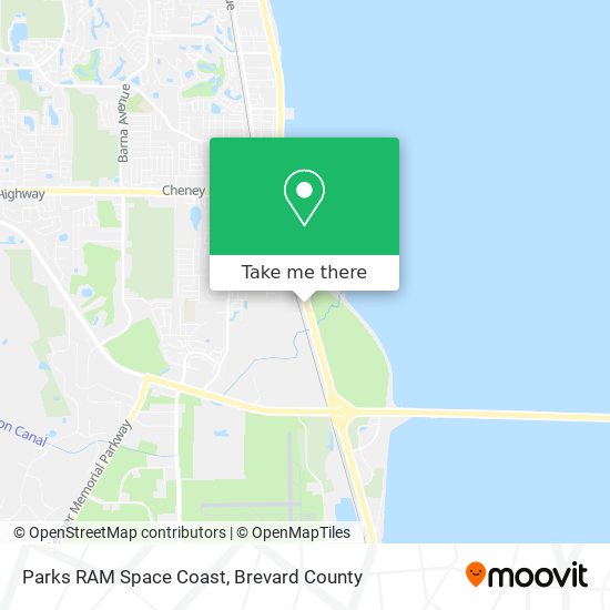 Mapa de Parks RAM Space Coast