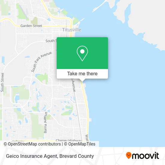 Geico Insurance Agent map