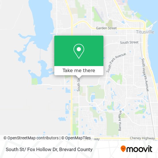 South St/ Fox Hollow Dr map