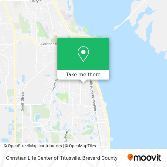 Christian Life Center of Titusville map