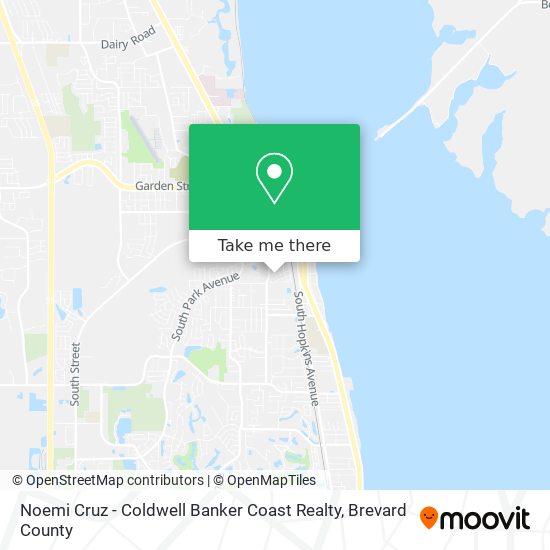 Noemi Cruz - Coldwell Banker Coast Realty map