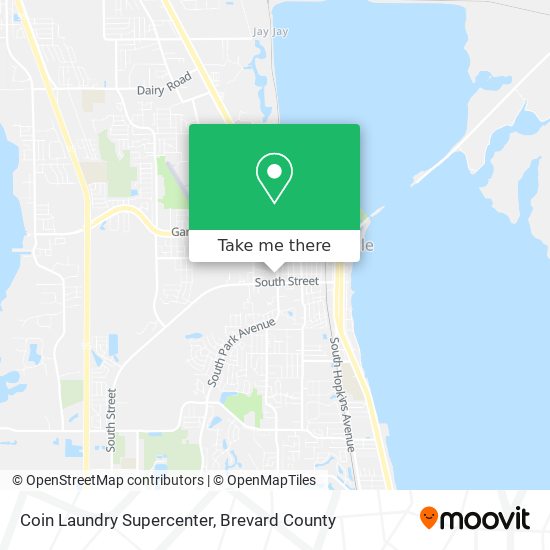 Mapa de Coin Laundry Supercenter