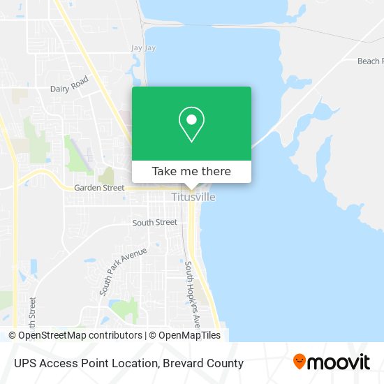 Mapa de UPS Access Point Location