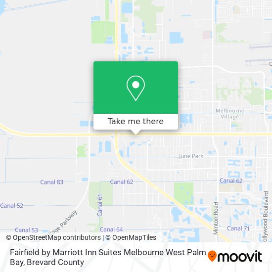 Fairfield by Marriott Inn Suites Melbourne West Palm Bay map