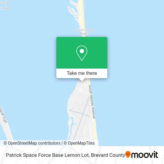 Patrick Space Force Base Lemon Lot map