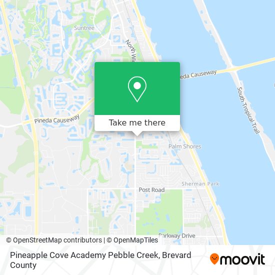 Pineapple Cove Academy Pebble Creek map