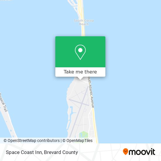 Space Coast Inn map