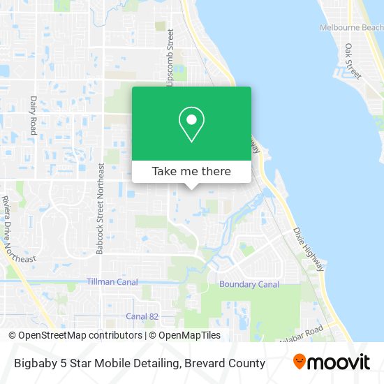 Bigbaby 5 Star Mobile Detailing map
