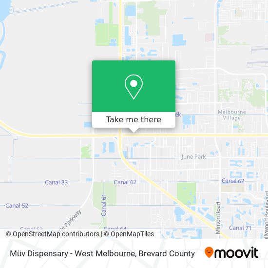 Müv Dispensary - West Melbourne map