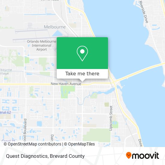 Quest Diagnostics map