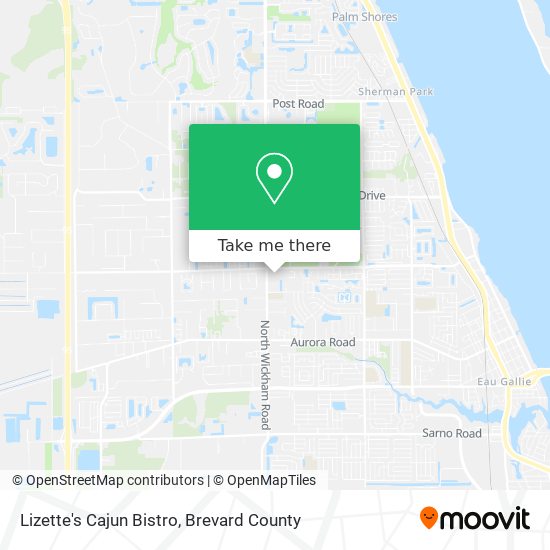 Mapa de Lizette's Cajun Bistro