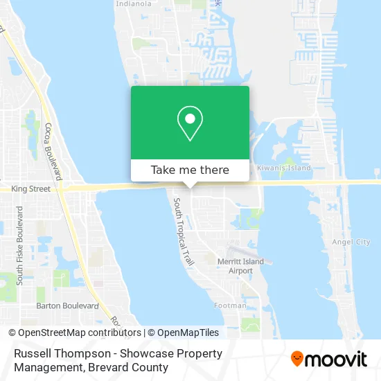Russell Thompson - Showcase Property Management map