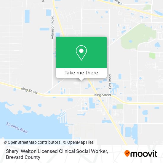 Mapa de Sheryl Welton Licensed Clinical Social Worker