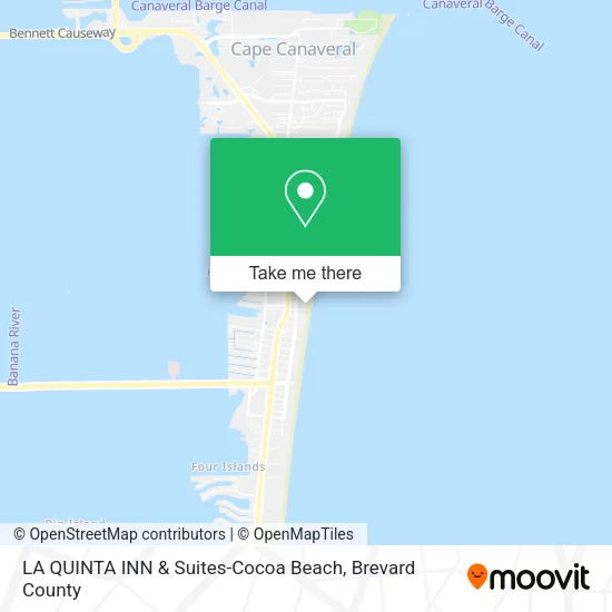 LA QUINTA INN & Suites-Cocoa Beach map