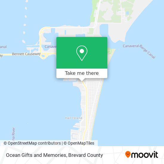 Ocean Gifts and Memories map