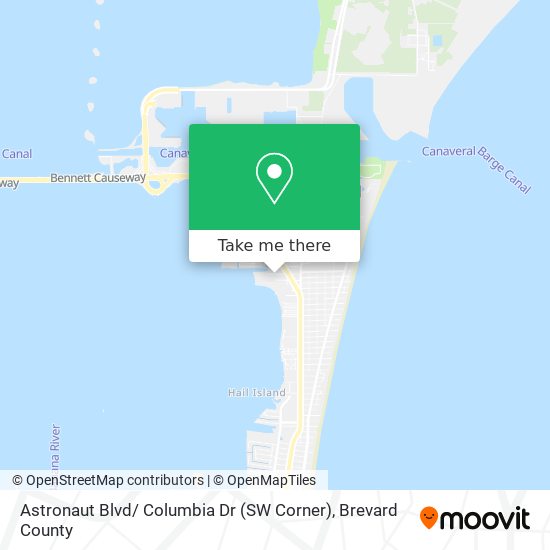 Mapa de Astronaut Blvd/ Columbia Dr (SW Corner)