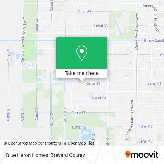 Mapa de Blue Heron Homes