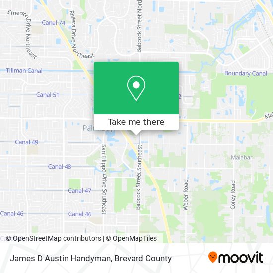 Mapa de James D Austin Handyman