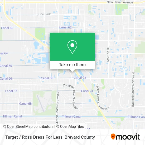 Target / Ross Dress For Less map