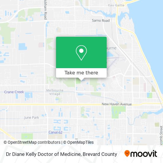 Dr Diane Kelly Doctor of Medicine map