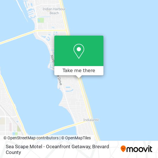 Mapa de Sea Scape Motel - Oceanfront Getaway