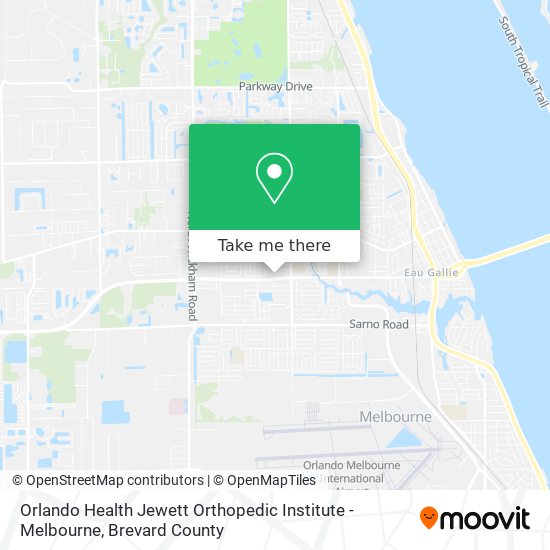 Orlando Health Jewett Orthopedic Institute - Melbourne map