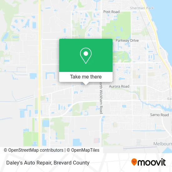 Daley's Auto Repair map