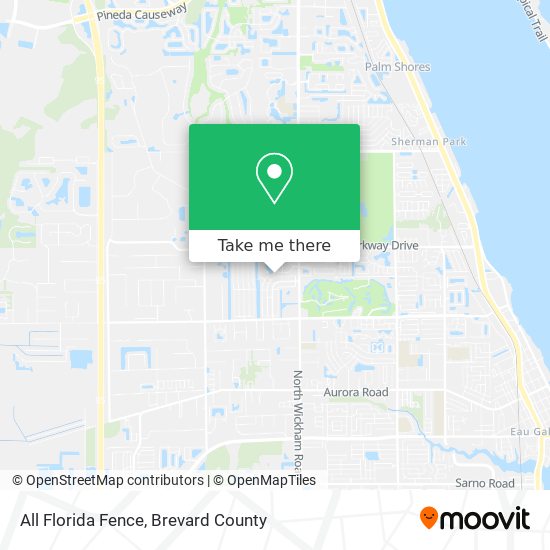 Mapa de All Florida Fence