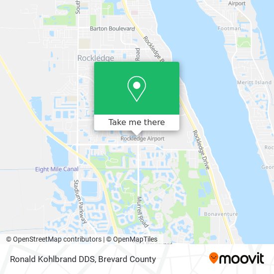 Ronald Kohlbrand DDS map