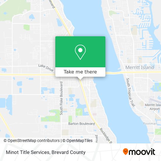 Minot Title Services map