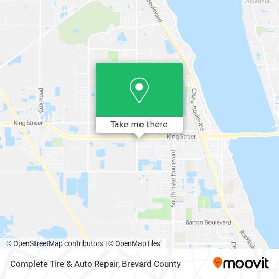 Complete Tire & Auto Repair map