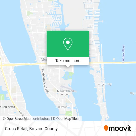 Crocs Retail map