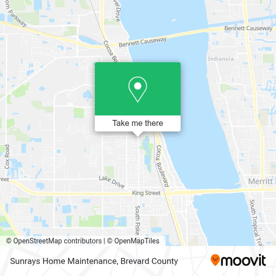 Sunrays Home Maintenance map