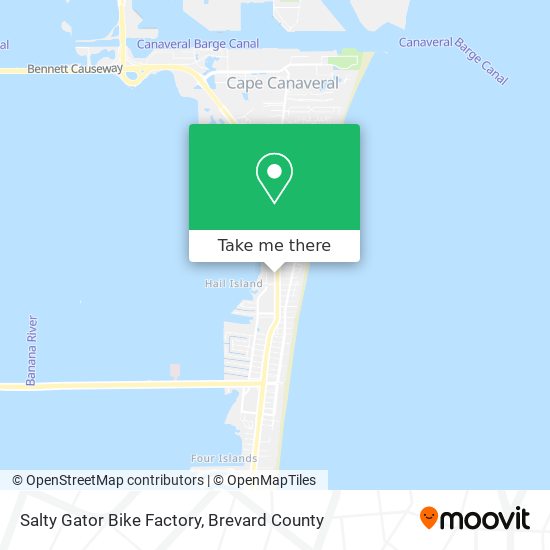 Mapa de Salty Gator Bike Factory