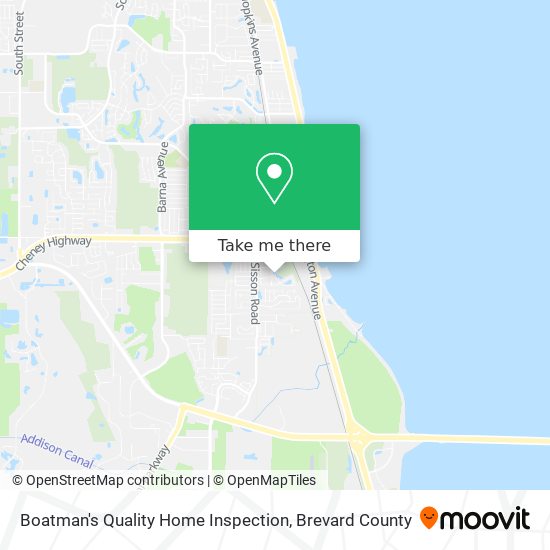 Boatman's Quality Home Inspection map