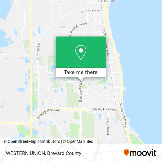 WESTERN UNION map