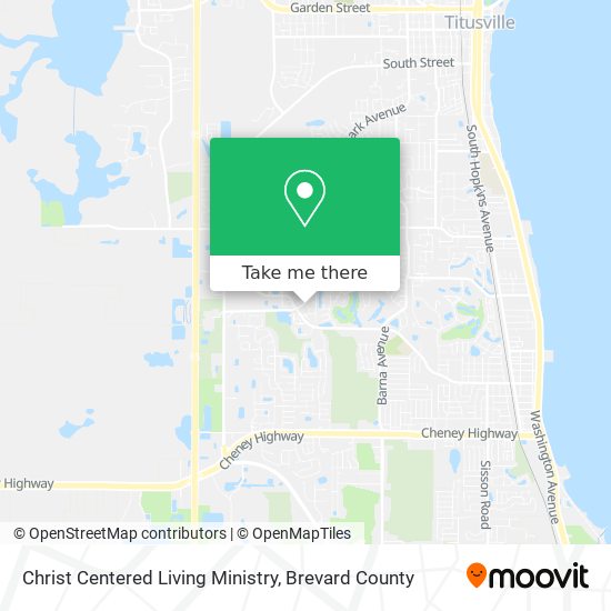 Mapa de Christ Centered Living Ministry
