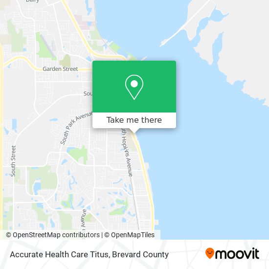 Mapa de Accurate Health Care Titus