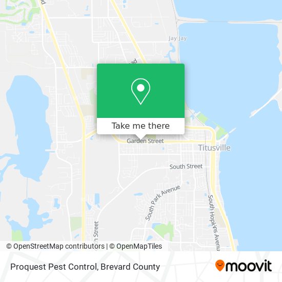 Mapa de Proquest Pest Control