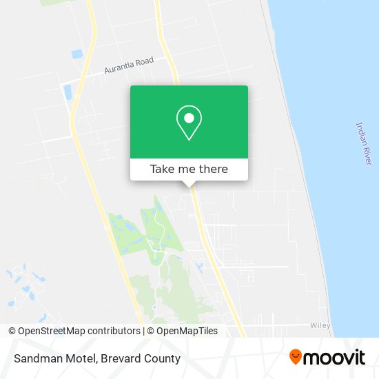 Sandman Motel map