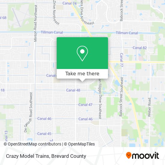 Crazy Model Trains map