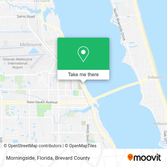 Morningside, Florida map