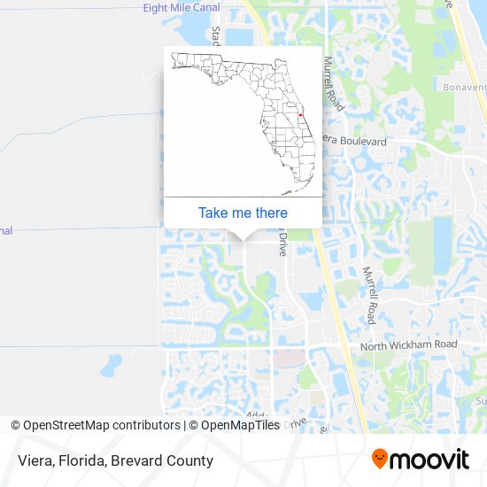 Mapa de Viera, Florida