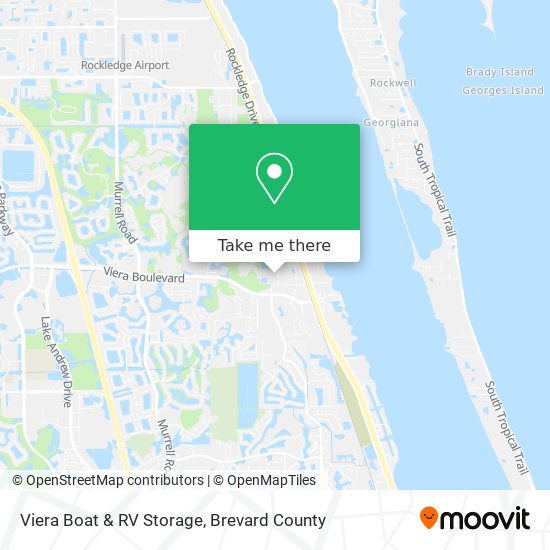 Viera Boat & RV Storage map