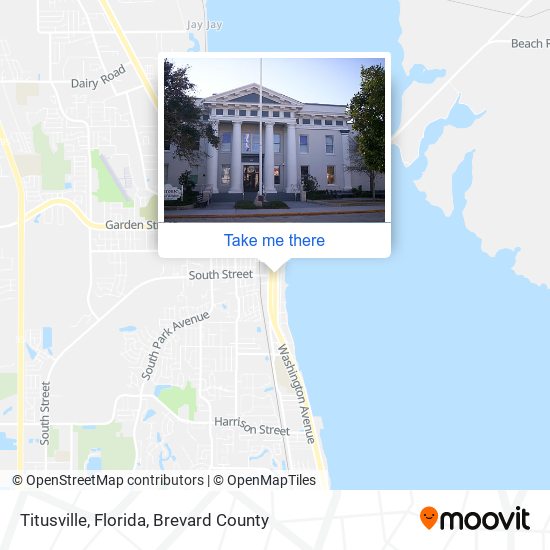 Titusville, Florida map