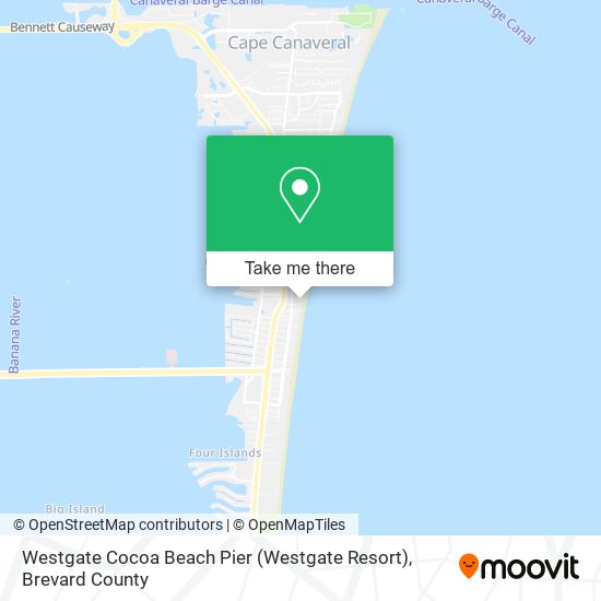 Mapa de Westgate Cocoa Beach Pier (Westgate Resort)